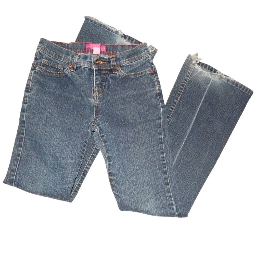 Glo by J.Lo women's junior’s size 1 vintage dark wash stretch flare jeans